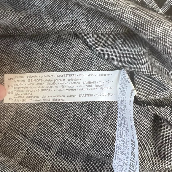 Girl's/Women's‎ Zara Black and White Puff Sleeve Babydoll Dress - Picture 4 of 5